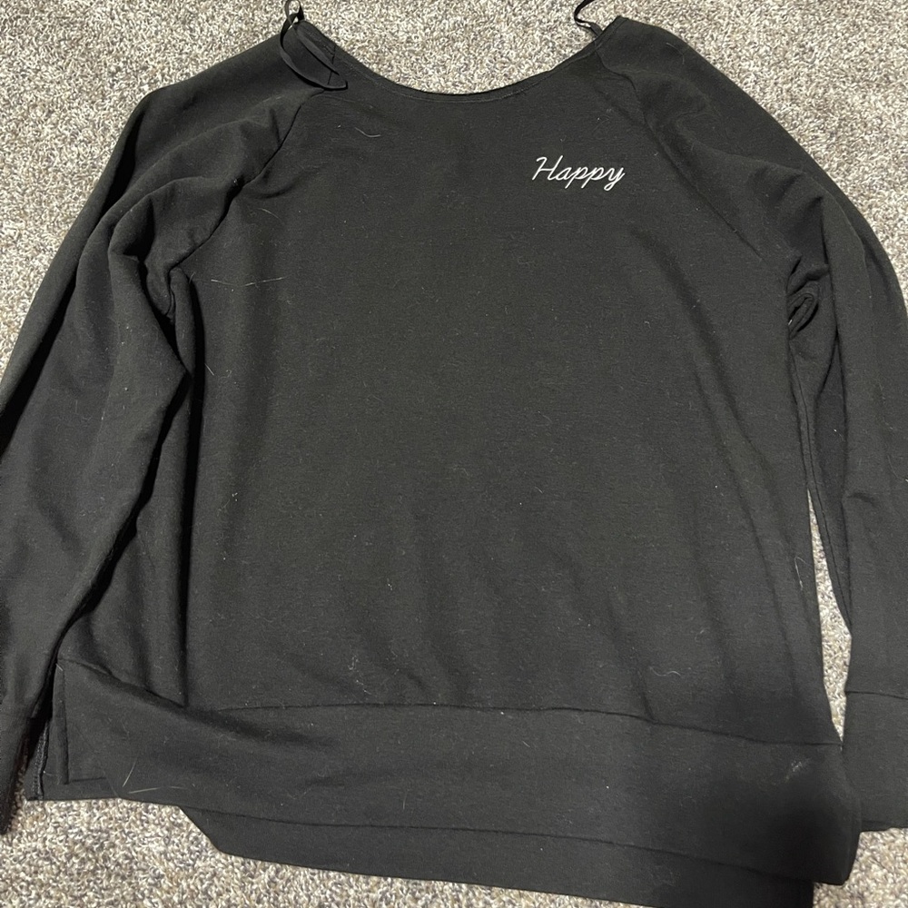 VS pink wide neck sweater